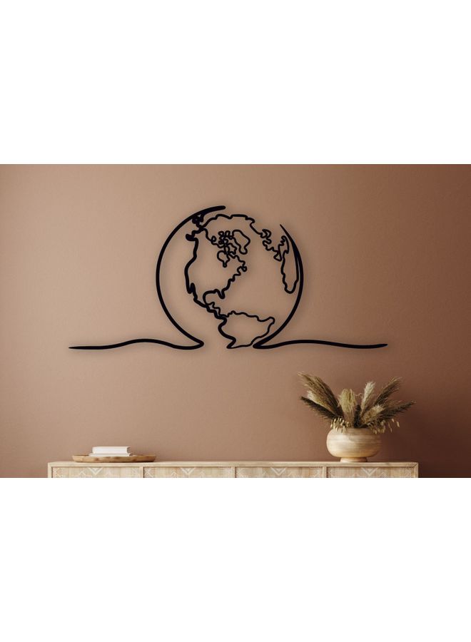 بي بي لوحة فنية على الحائط أسود - Image 2