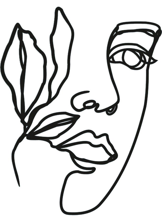 BP Decorative Wall Sticker Black 20cm - Image 1