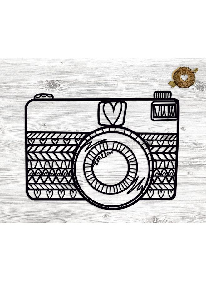 BP Decorative Wall Sticker Black 20cm - Image 2