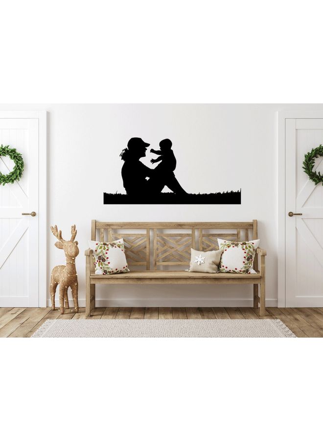 بي بي لوحة فنية على الحائط أسود 20سم - Image 2