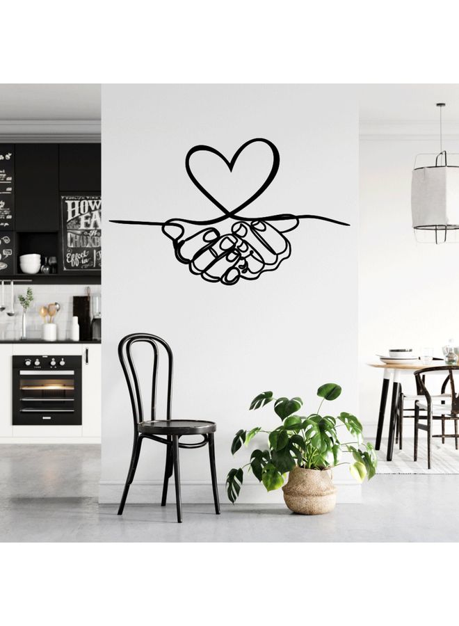 بي بي ملصق جداري للزينة أسود 20سم - Image 2