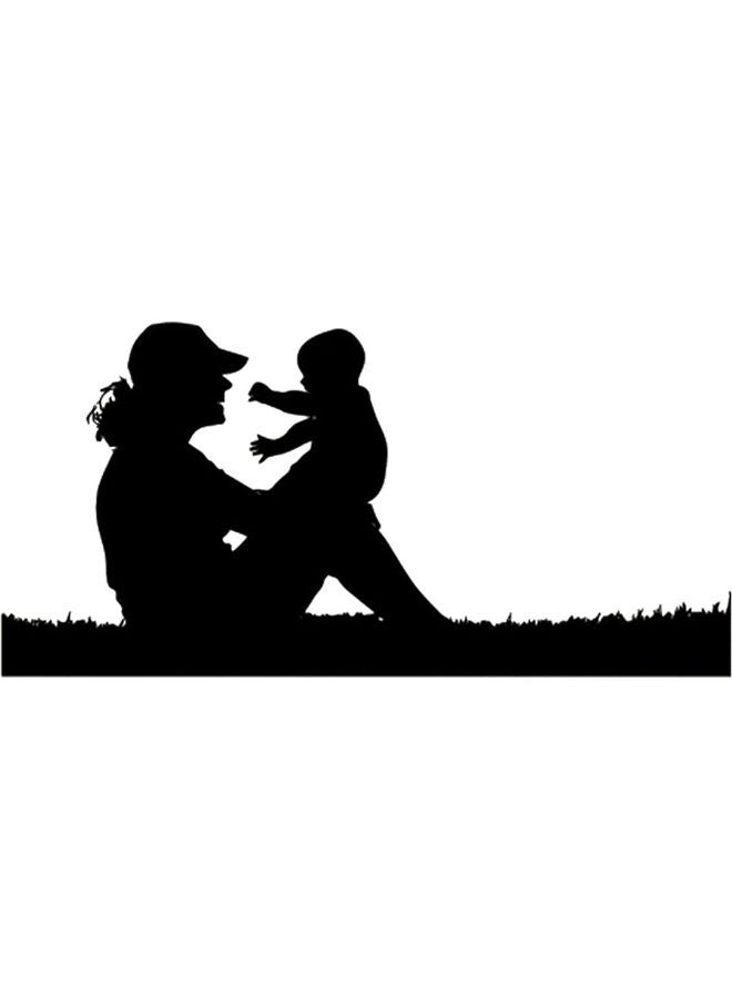 بي بي لوحة فنية على الحائط أسود 20سم - Image 1