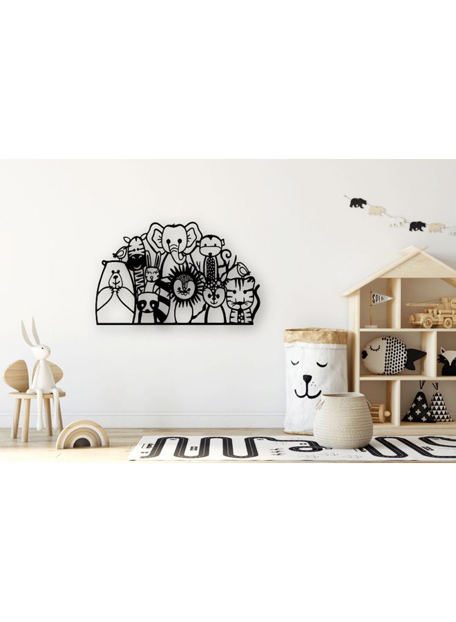 بي بي ملصق جداري للزينة أسود 20سم - Image 2