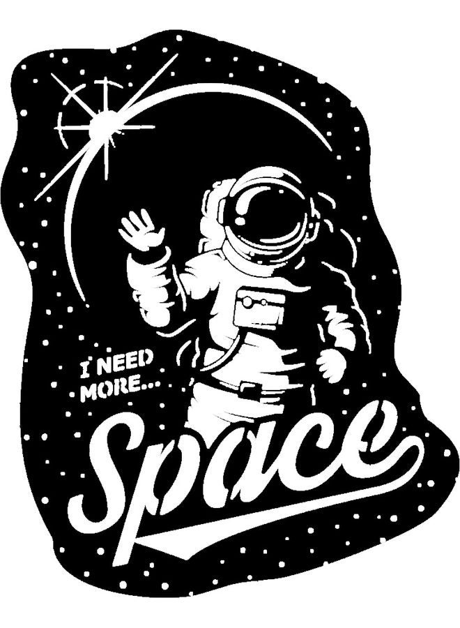 بي بي ملصق جداري للزينة أسود 20سم - Image 1