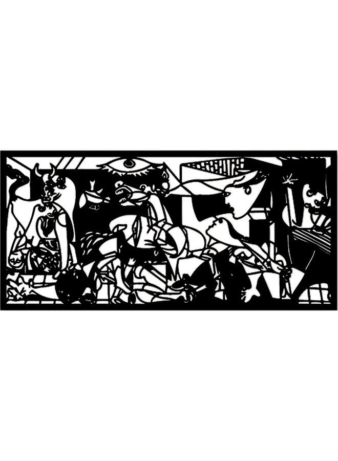 بي بي لوحة فنية على الحائط أسود 20سم - Image 1