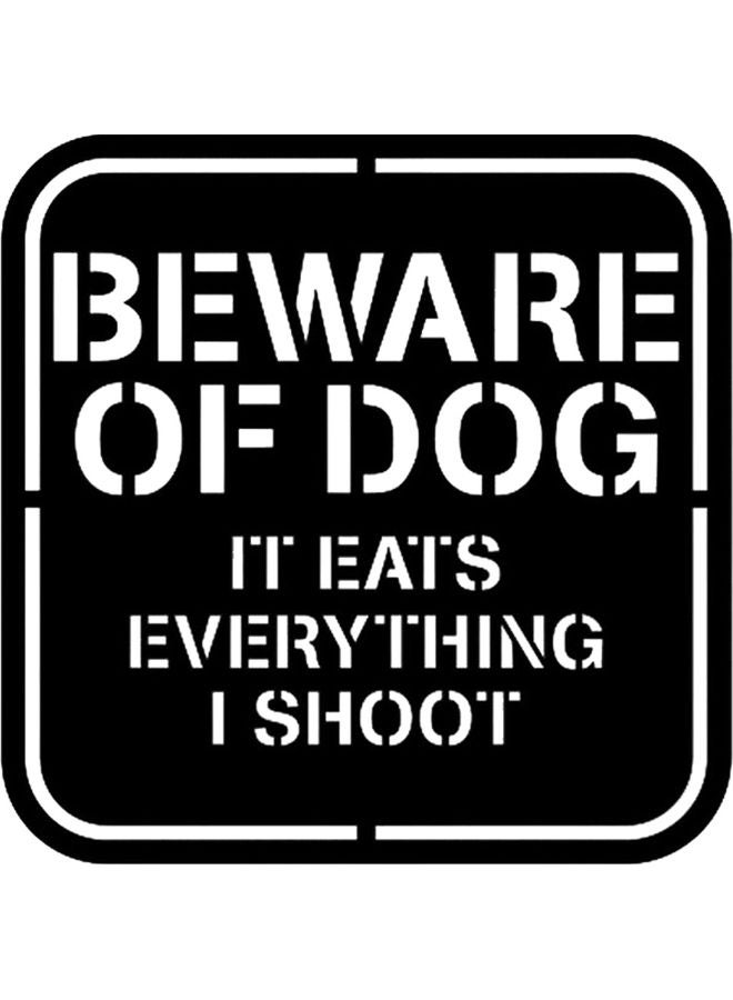 بي بي لوحة فنية على الحائط أسود 20سم - Image 1