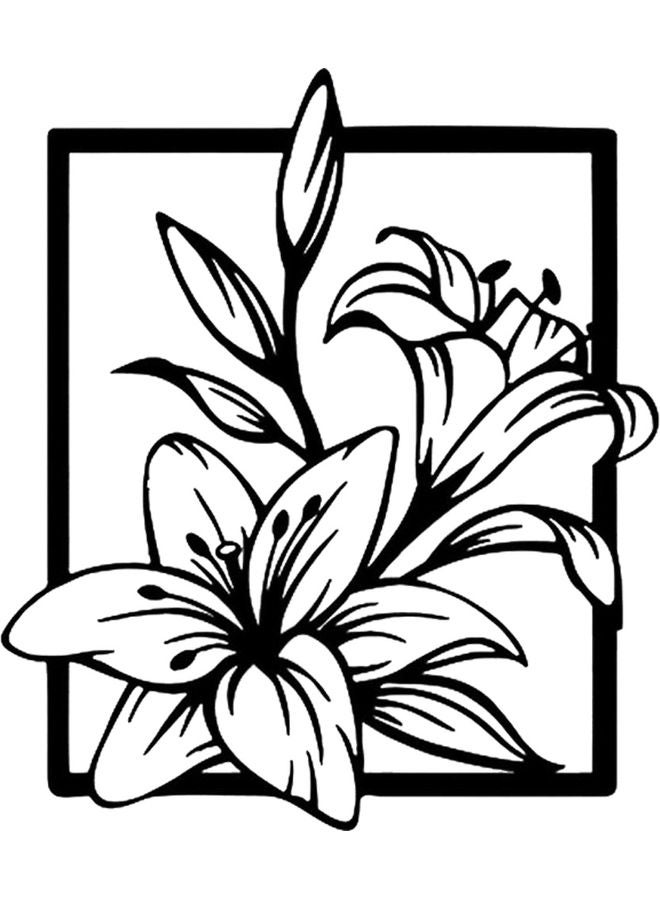 BP Decorative Wall Sticker Black 20cm - Image 1