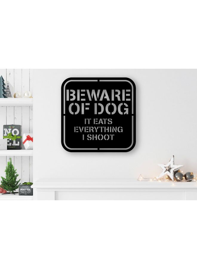 بي بي لوحة فنية على الحائط أسود 20سم - Image 2