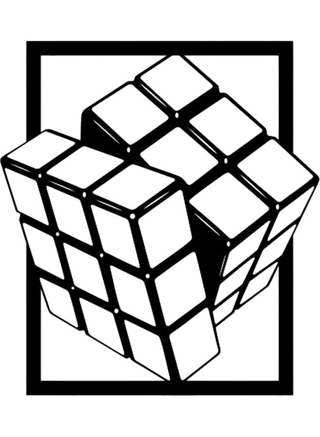 بي بي ملصق جداري للزينة أسود 20سم - Image 1