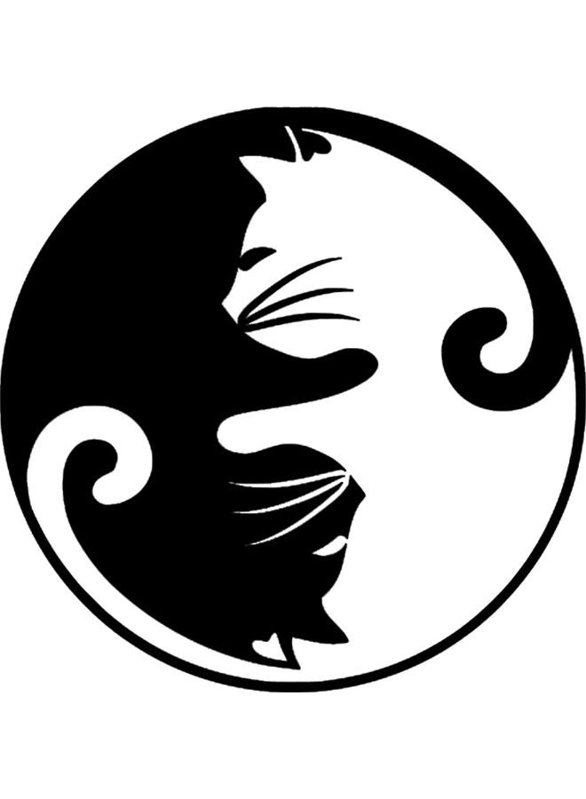 بي بي ملصق جداري للزينة أسود 20سم - Image 1