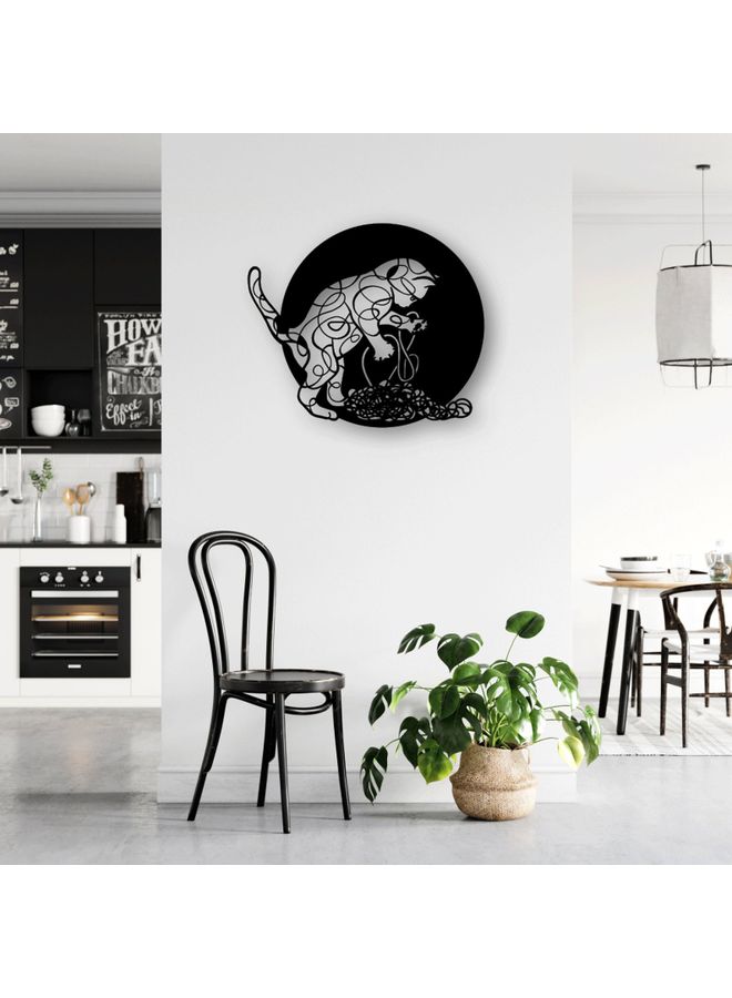 بي بي لوحة فنية على الحائط أسود 20سم - Image 2