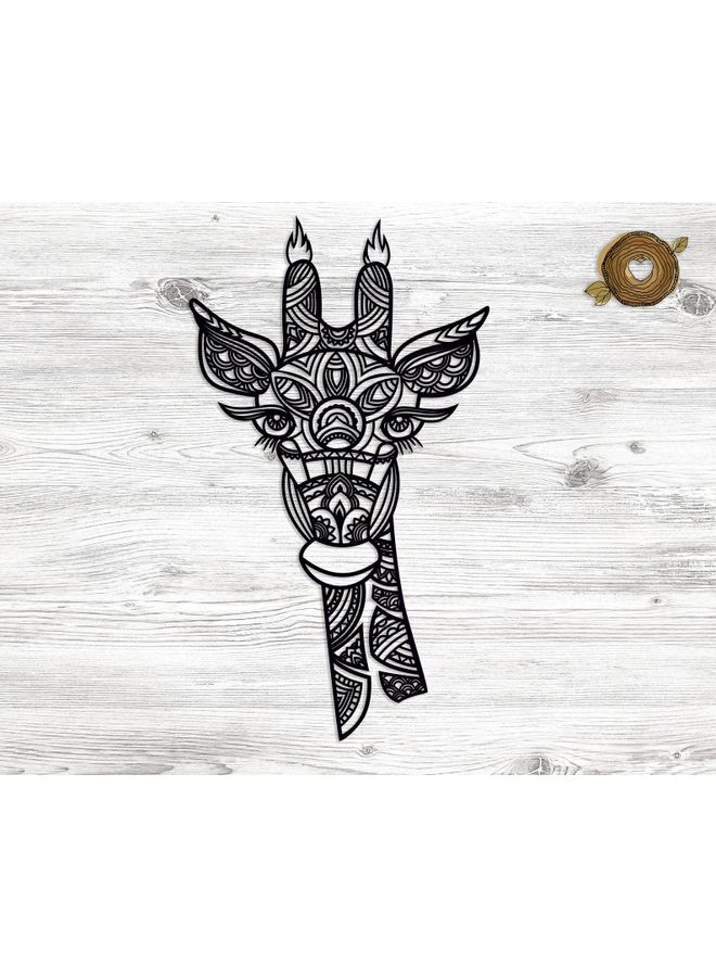 بي بي لوحة فنية على الحائط أسود 20سم - Image 2