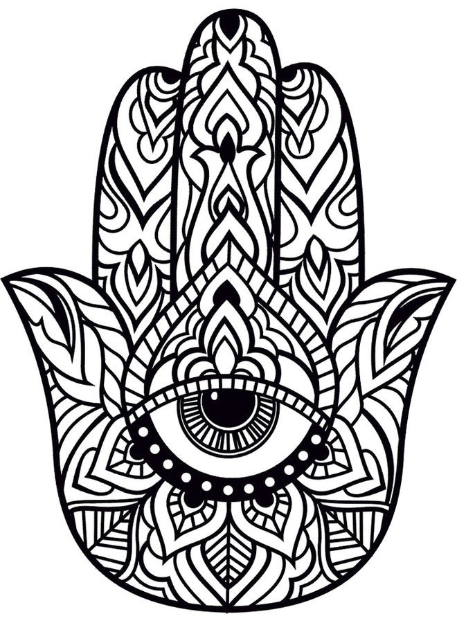 BP Decorative Wall Sticker Black 20cm - Image 1