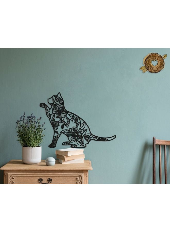 بي بي لوحة فنية على الحائط أسود 20سم - Image 2