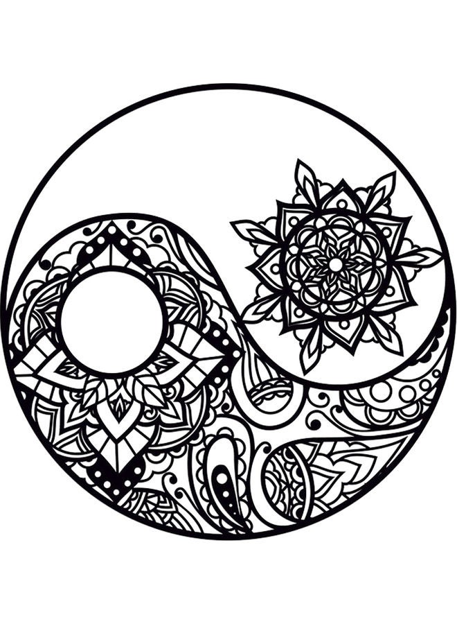 BP Decorative Wall Sticker Black 20cm - Image 1