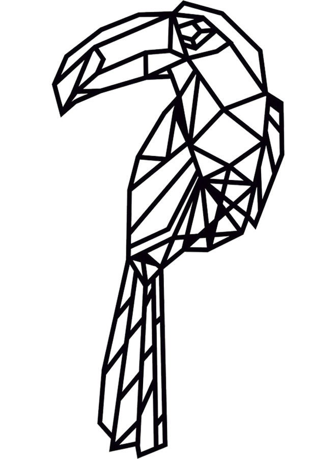 بي بي ملصق جداري للزينة أسود 20سم - Image 1