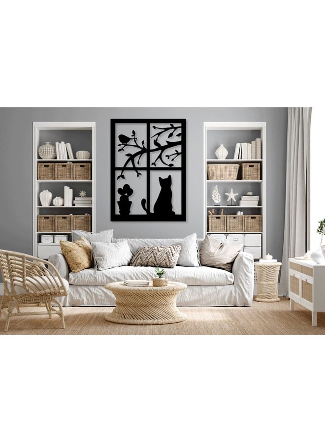 بي بي لوحة فنية على الحائط أسود 20سم - Image 2