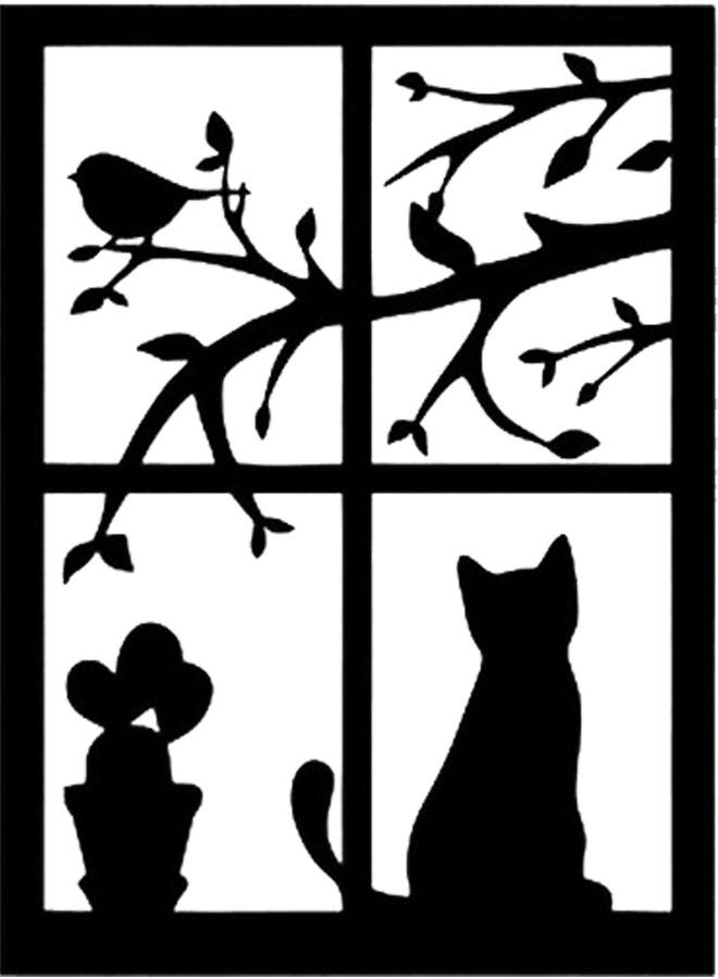 بي بي لوحة فنية على الحائط أسود 20سم - Image 1