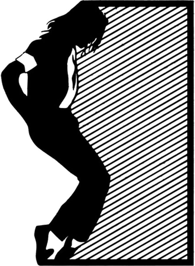 BP Decorative Wall Sticker Black 20cm - Image 1