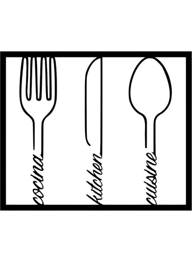 BP Decorative Wall Sticker Black 20cm - Image 1