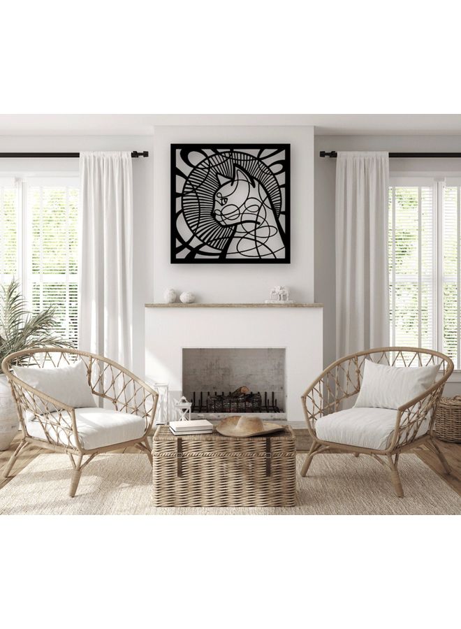 BP Decorative Wall Sticker Black 20cm - Image 2