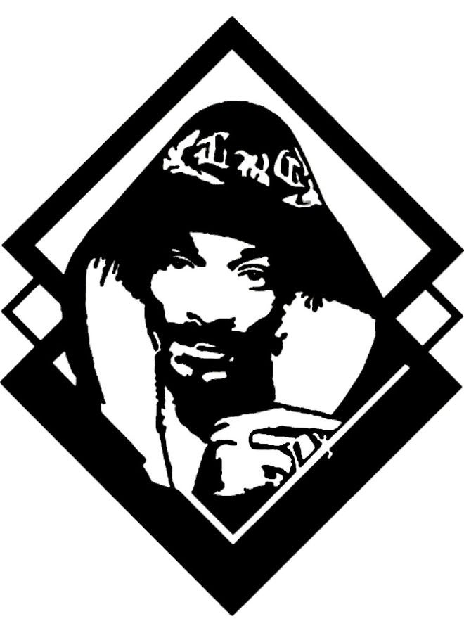 BP Decorative Wall Sticker Black 20cm - Image 1