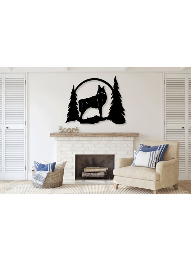 بي بي لوحة فنية على الحائط أسود 20سم - Image 2