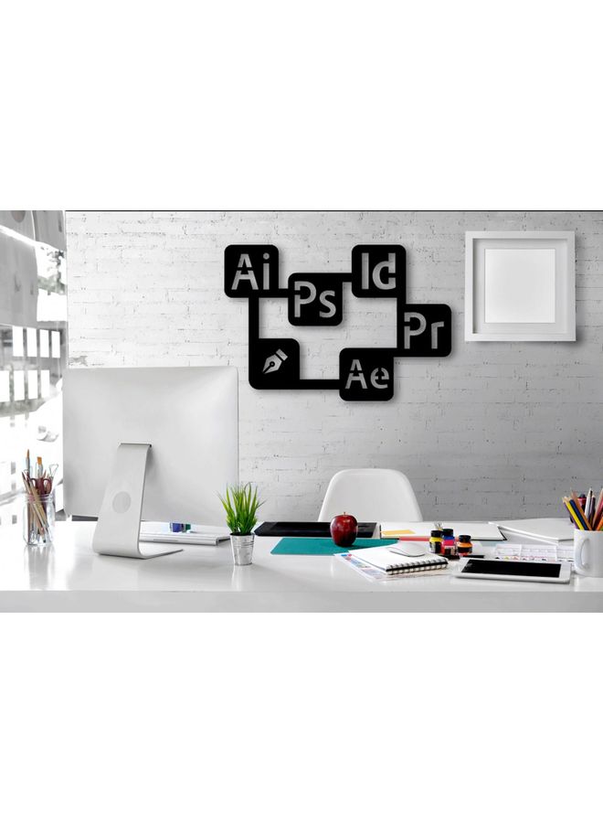 بي بي ملصق جداري للزينة أسود 20سم - Image 2