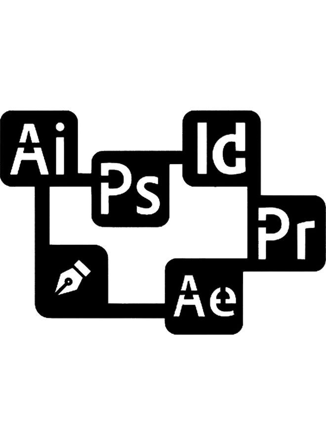 بي بي ملصق جداري للزينة أسود 20سم - Image 1