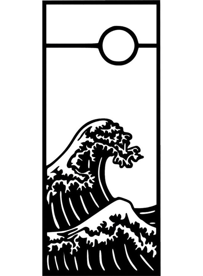 بي بي ملصق جداري للزينة أسود 20سم - Image 1