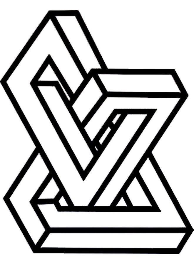 BP Decorative Wall Sticker Black 20cm - Image 1