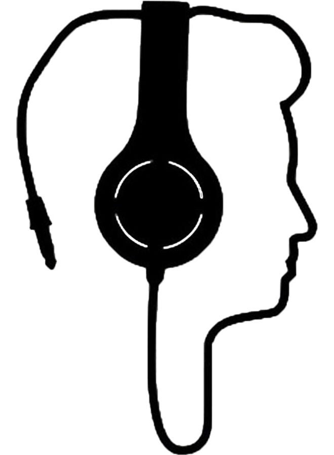 BP Decorative Wall Sticker Black 20cm - Image 1