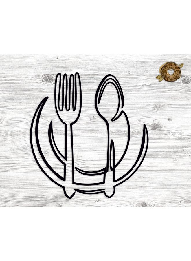 BP Decorative Wall Sticker Black 20cm - Image 2