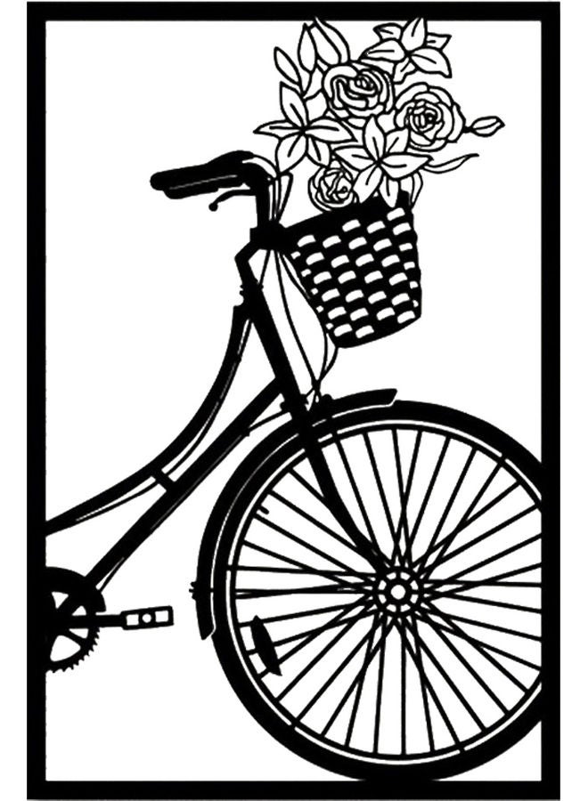 بي بي لوحة فنية على الحائط أسود 20سم - Image 1