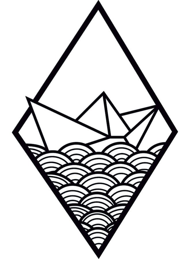 بي بي لوحة فنية على الحائط أسود 20سم - Image 1