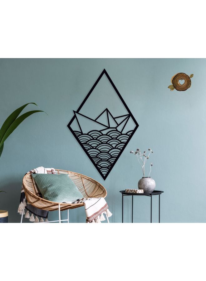 بي بي لوحة فنية على الحائط أسود 20سم - Image 2