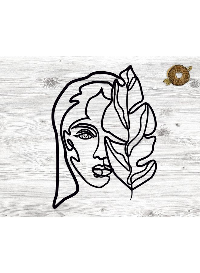 بي بي لوحة فنية على الحائط أسود 20سم - Image 2