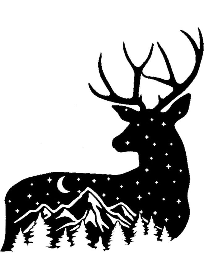 BP Decorative Wall Sticker Black 20cm - Image 1