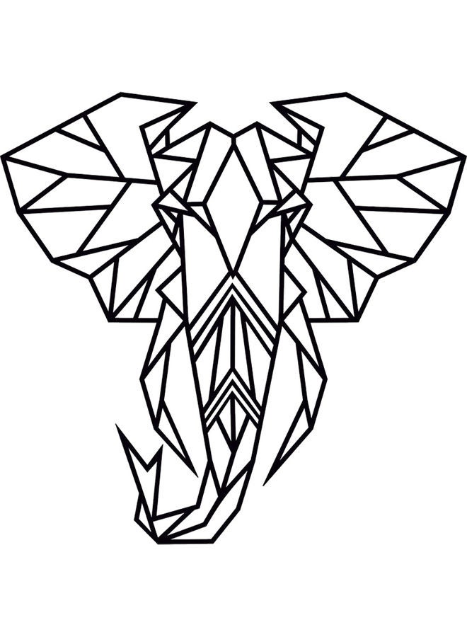 BP Decorative Wall Sticker Black 20cm - Image 1