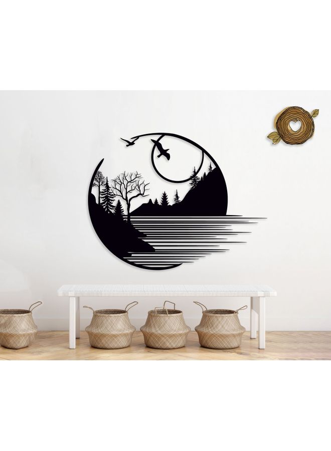 بي بي لوحة فنية على الحائط أسود 20سم - Image 2