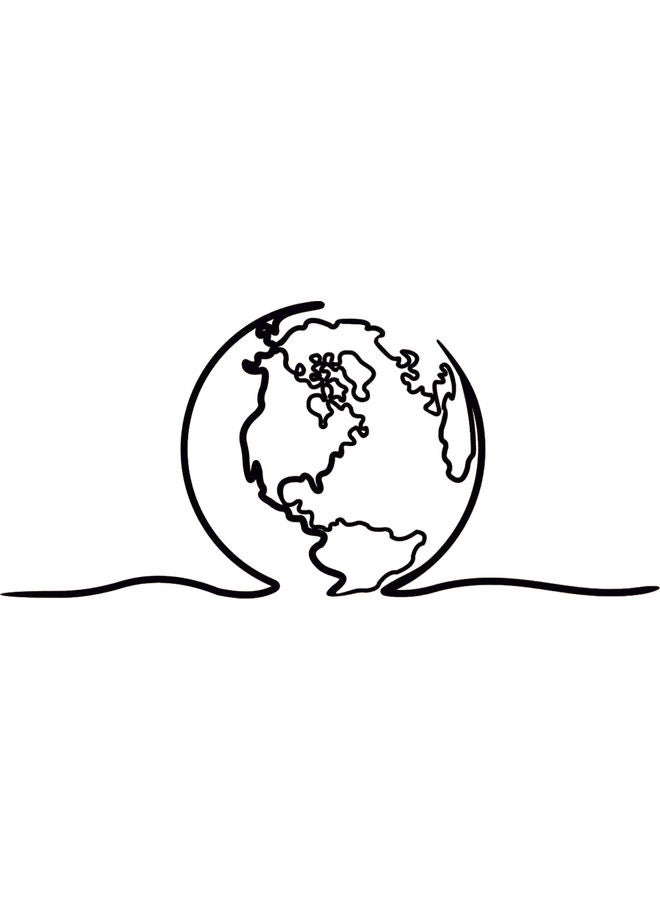 بي بي ملصق جداري للزينة أسود 20سم - Image 1