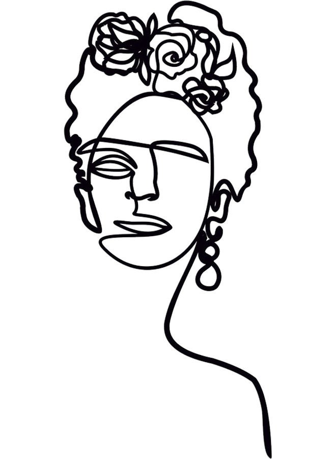 بي بي لوحة فنية على الحائط أسود 20سم - Image 1