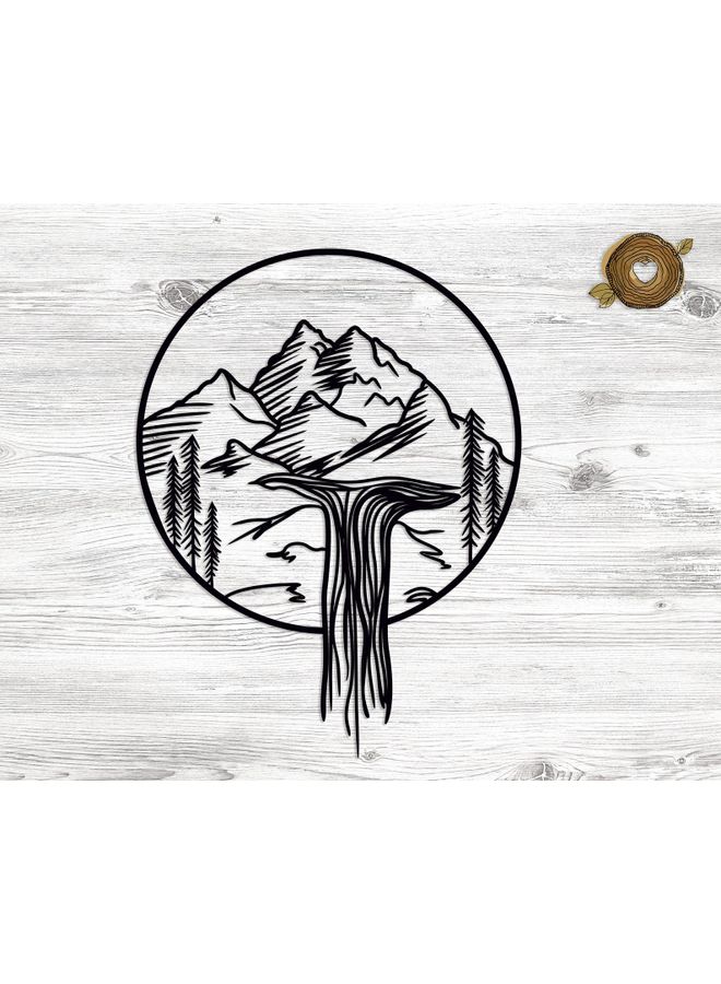 BP Wall Art Black 20cm - Image 2