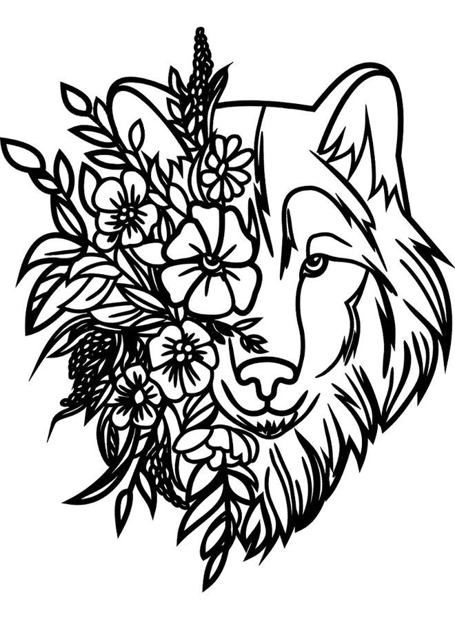 BP Decorative Wall Sticker Black 20cm - Image 1