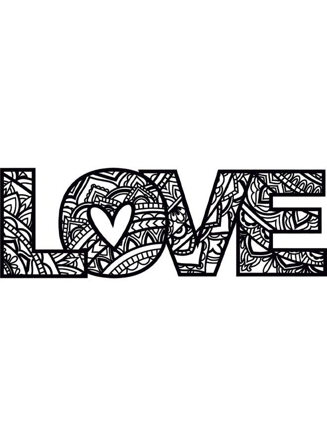 BP Wall Art Black 20cm - Image 1