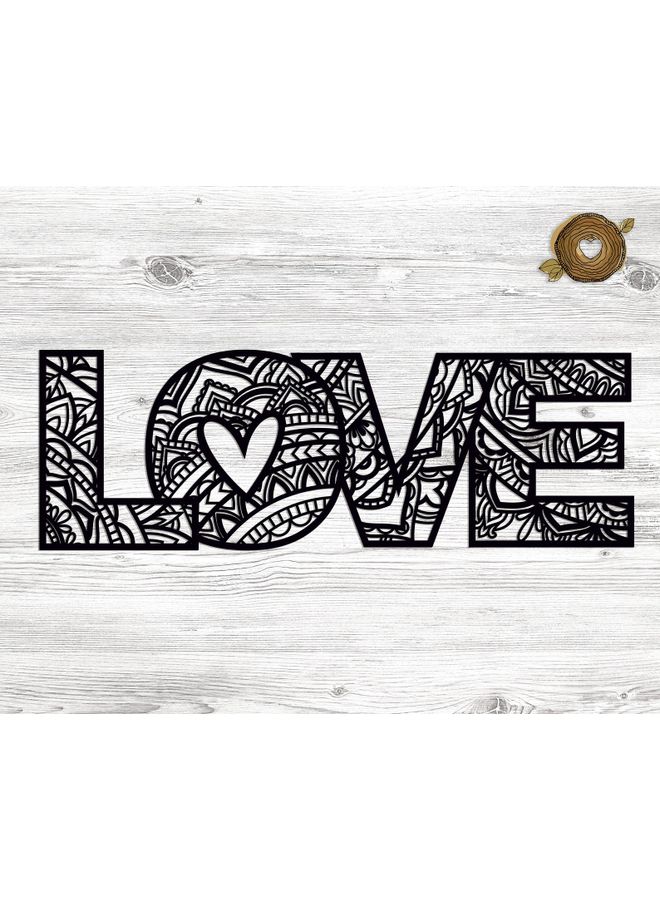 BP Wall Art Black 20cm - Image 2