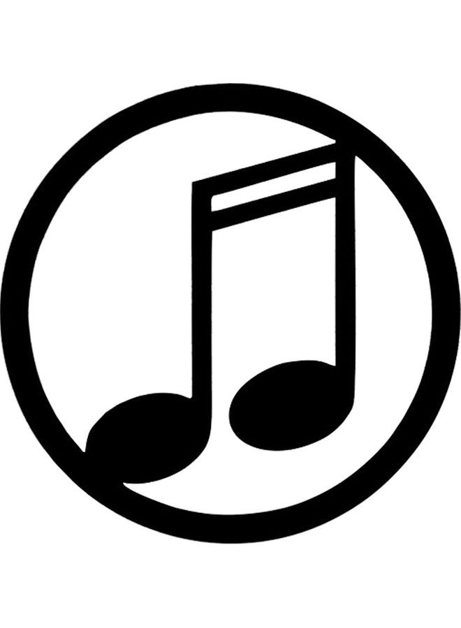 BP Decorative Wall Sticker Black 20cm - Image 1