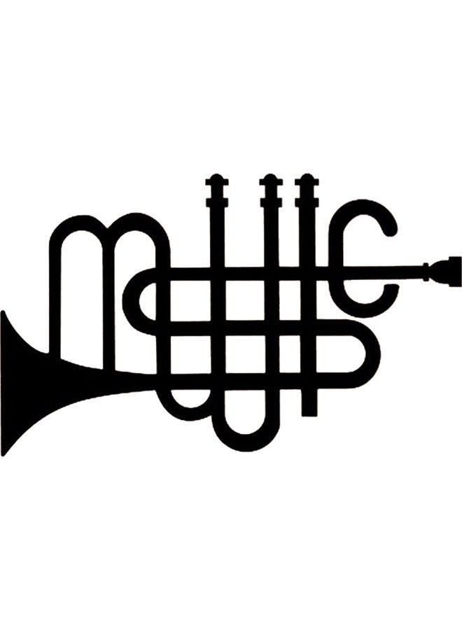 بي بي ملصق جداري للزينة أسود 20سم - Image 1