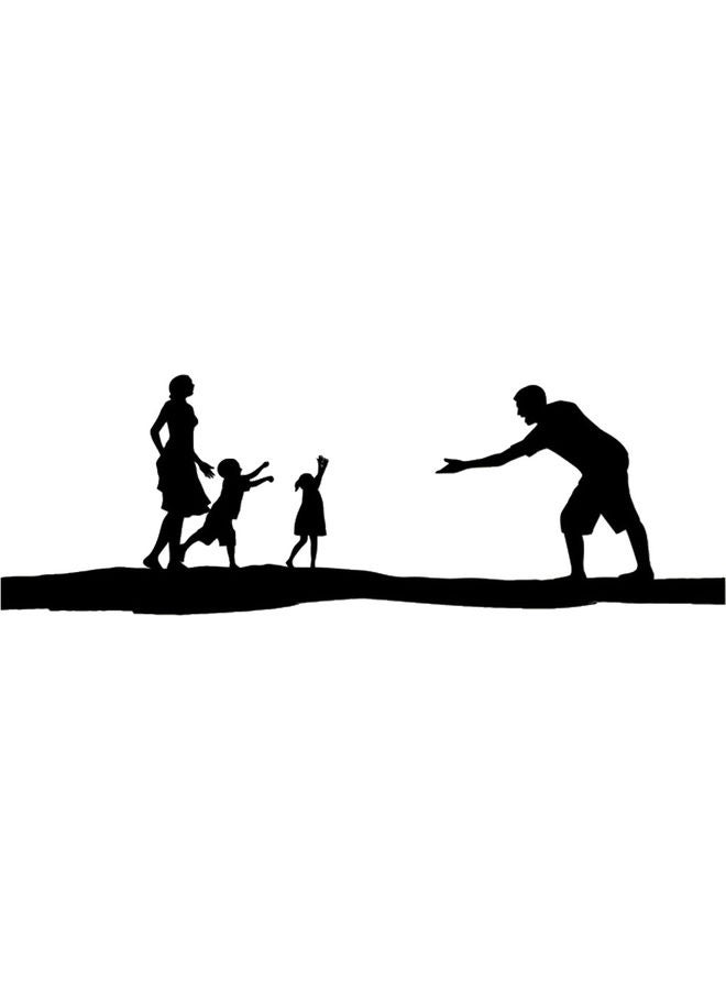 بي بي ملصق جداري للزينة أسود 20سم - Image 1