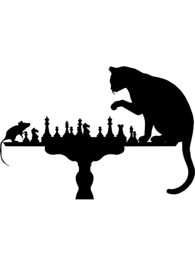 بي بي ملصق جداري للزينة أسود 20سم - Image 1